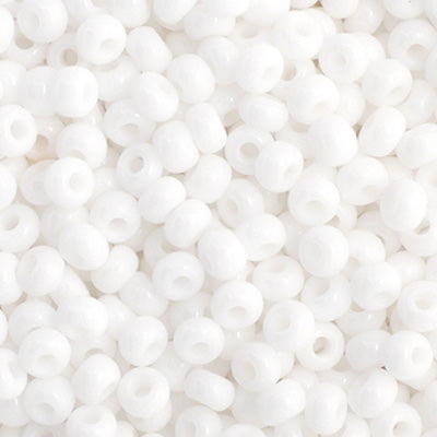 66434903B Czech Seed Bead 11 Opaque White 250g