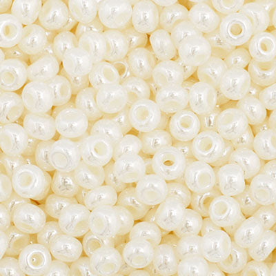 66435004B Czech Seed Bead 11 Opaque Ceylon Dyed Pearl 250g