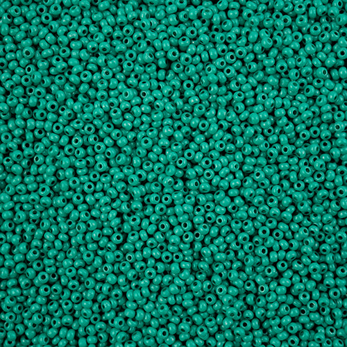 66443121B Czech Seed Bead 11 Terra Intensive Dark Green Loose 250g