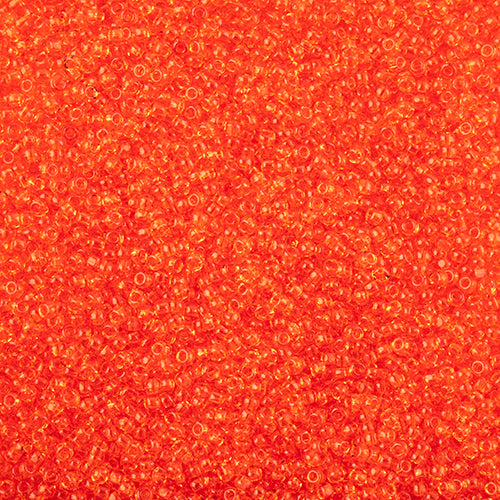 66637024L Czech Seed Bead 11 Cut Transparent Orange 100g