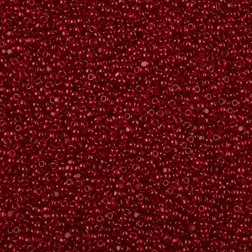 66637025L Czech Seed Bead 11 Cut Transparent Red 100g
