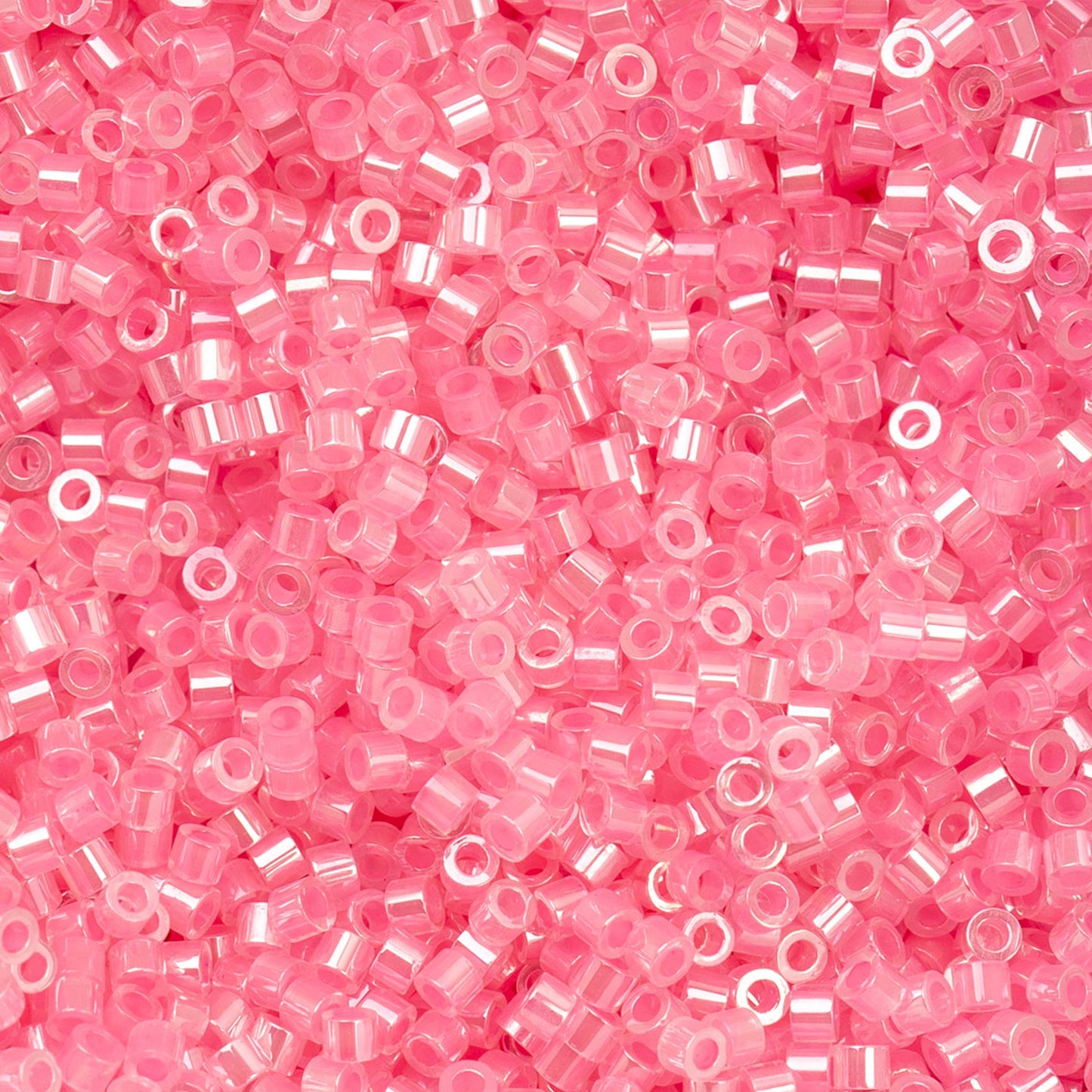 697cy11-1032 Cylin Bead sz 11 25g Bag Dark Crystal Pink Lined Ceylon