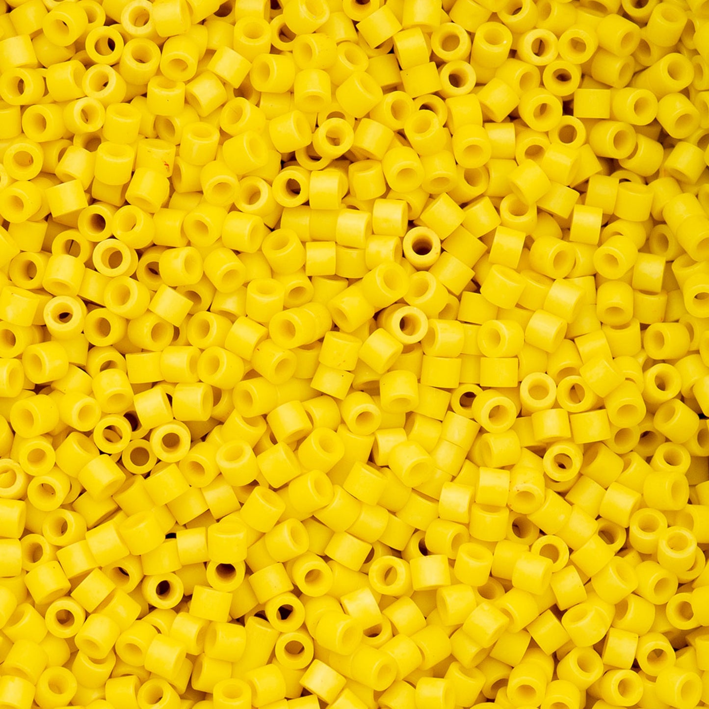 697cy11-1066 Cylin Bead sz 11 25g Bag Opaque Yellow Matt