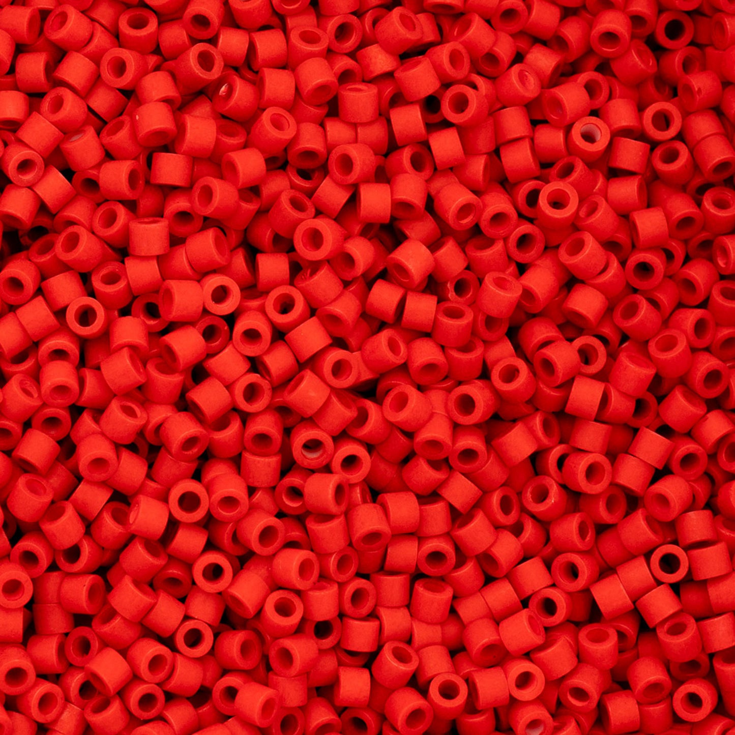 697cy11-1071 Cylin Bead 11 25g Bag Red Vermillion Matte