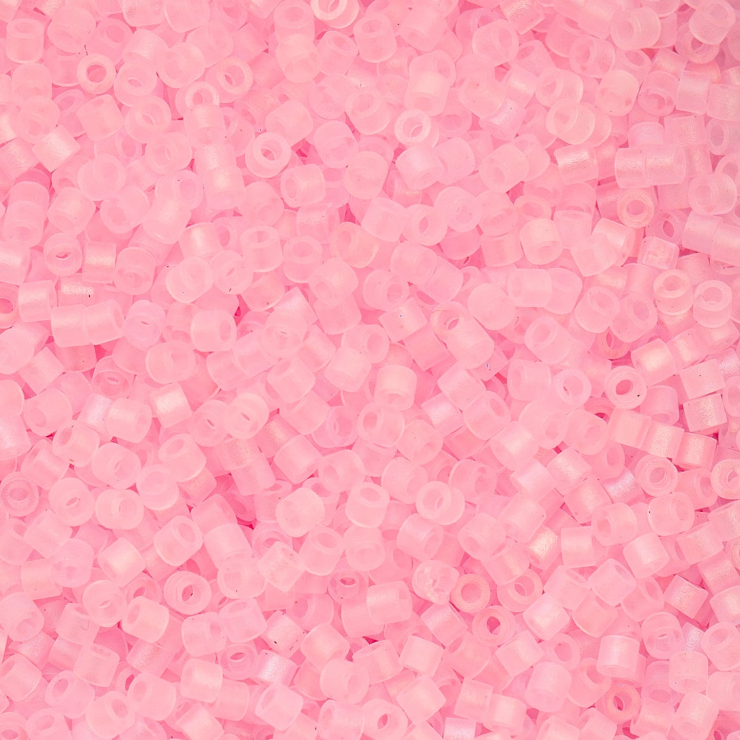 697cy11-1180 Cylin Bead sz 11 25g Bag Matte Macaron AB - Dark Pink