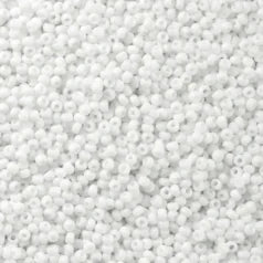 70O1001L Czech Seed Beads,10 Opaque White