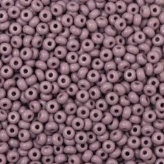 79O0804L Czech Seed Beads, 8 Opaque Mauve (loose)