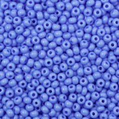 79O0808L Czech Seed Beads, 8 Opaque Powder Blue