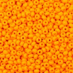 79O0833L Czech Seed Beads, 8 Opaque Light Orange