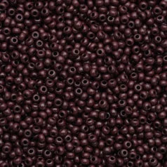 79O1003L Czech Seed Beads, 10 Opaque Dark Brown