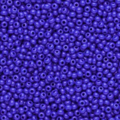 79O1010L Czech Seed Beads, 10 Opaque Royal
