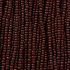 79O1103S Czech Preciosa sz 11 Opaque Dark Brown 10