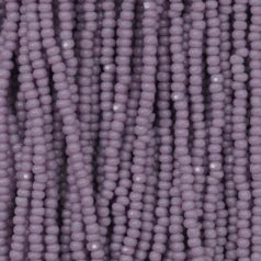 79O11114S Czech Seed Beads, 11, Charlotte – Opaque Mauve (strung)