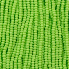 79O1123S Czech Preciosa sz 11 Opaque Pale Green