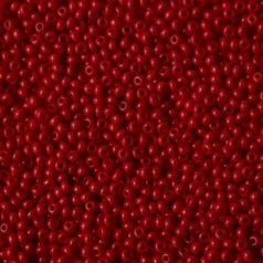 79O1137L Czech Preciosa sz 11 Opaque Dark Red