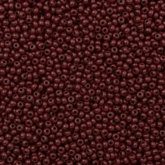 79O1139L Czech Preciosa sz 11 Opaque Red Coral