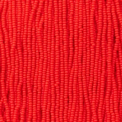 79O1335S Czech Seed Beads, Opaque light Red (strung) sz 13