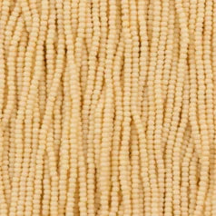 79O1347S Czech Seed Beads, Opaque Tan (strung) sz 13