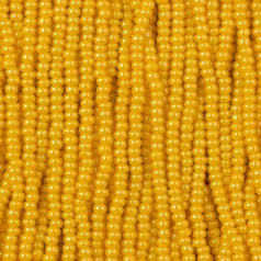 79OL1132S Czech Preciosa sz 11 Opaque Lustre Yellow