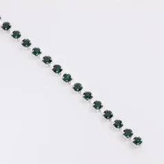 B55-10019 Emerald Rhinestone Banding Size 6.5 ( Approx.2.0 – 2.1 mm)