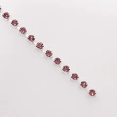 B55-10027 Light Amethyst Rhinestone Banding Size 8 (approx. 2.3- 2.4mm)