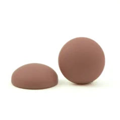 C01-514 19 mm Round Resin Matt Cabochon – Beige PInk