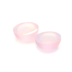 C01-541 Transparent Round Cabochon- Light pink