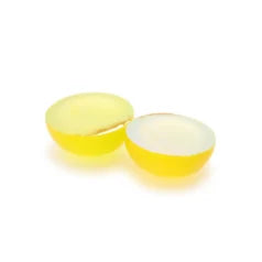 C01-543 Transparent Round Cabochon- Yellow