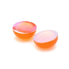 C01-547 Transparent Round Cabochon- Orange 19mm