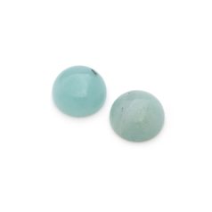 C07-090-1002 Amazonite Coin Cabochon, 10mm