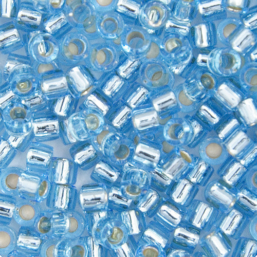 DB10 0044 Miyuki Delica 5.2g Vial Aqua Silver Lined sz 10