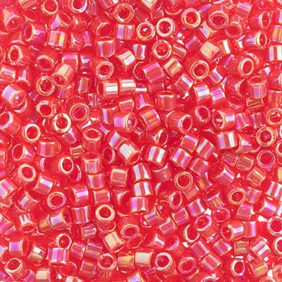 DB10 0162 Miyuki Delica5.2g Vial Red Opaque AB sz 10