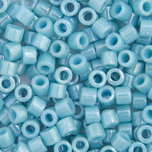 DB10 0217 Miyuki Delica 5.2g Vial Light Aqua Opaque Glazed Luster sz 10