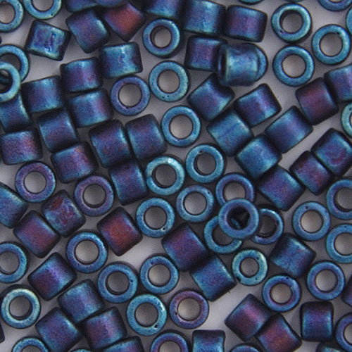 DB10 0325 Miyuki Delica 5.2g Vial Blue AB Matte Metallic sz 10