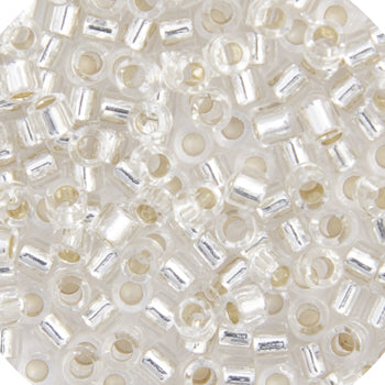 DB15 0041V MIYUKI DELICA SILVERLINED CRYSTAL SIZE 15