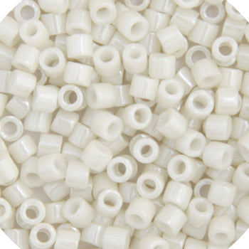 DB15 0211 MIYUKI DELICA OPAQE ALABASTER SIZE 15