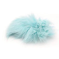 F01-715 Light Aquamarine Caribou Fur 1×3 inch