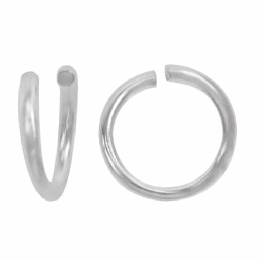 Sterling silver, unsoldered jump ring 0.7 X 5MM