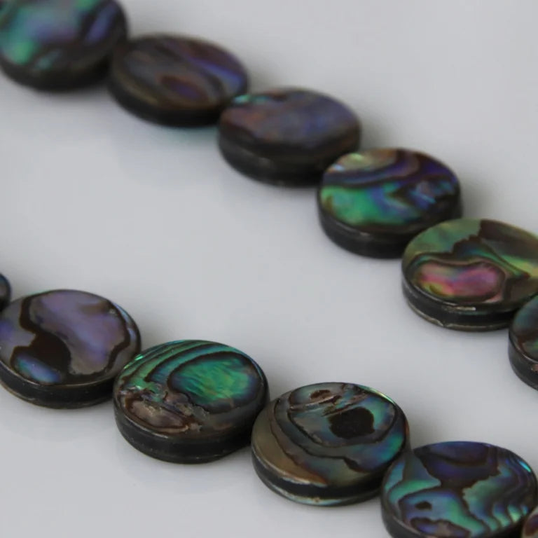 LL08-014 Abalone Round 14 mm