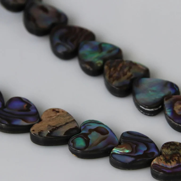 LL08-H14 Abalone Heart 14 mm