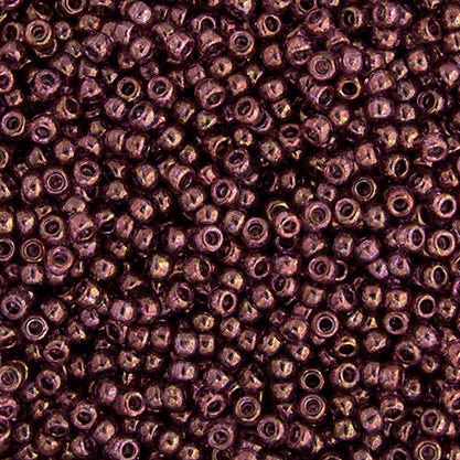 SB11 0312 Miyuki Seed Bead 11 apx.22g Amethyst Gold Luster