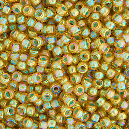 SB11 0359 Miyuki Seed Bead 11 apx.22g Lt. Topaz Pale Blue Lined Luster