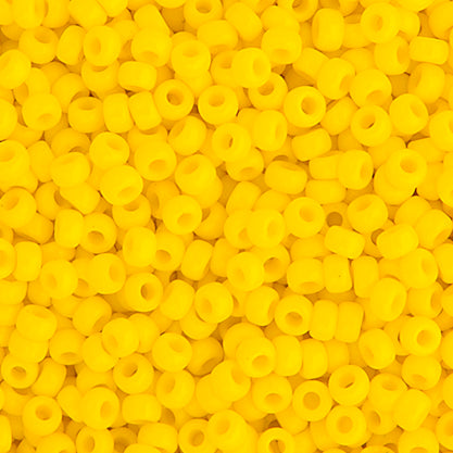 SB11 0404 Miyuki Seed Bead sz 11 Yellow Opaque