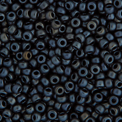 SB11 2010 Miyuki Seed Bead 11 apx.22g Charcoal Matte Metallic