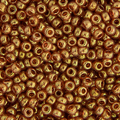 SB15 0311 Miyuki Seed Bead sz 15 Topaz Gold Luster