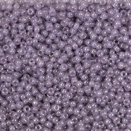 SB15 2377 Miyuki Seed Bead sz 15 Lavender Opaque