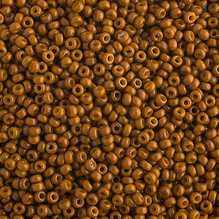 SB15 4460 Miyuki Seed Bead sz 15 Nutmeg Opaque Duracoat