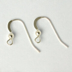 13-9029 Sterling – Earwire Loop with 3mm Ball, 22 Gauge (.025″)