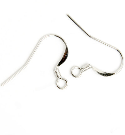 23610903 Fish Hook Earwire Slender Stainless Steel LF NF 100 pcs