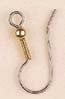 23610910 Fish Hook Earwire 2-Tone Nickel Gold NF 21mm 100 pieces